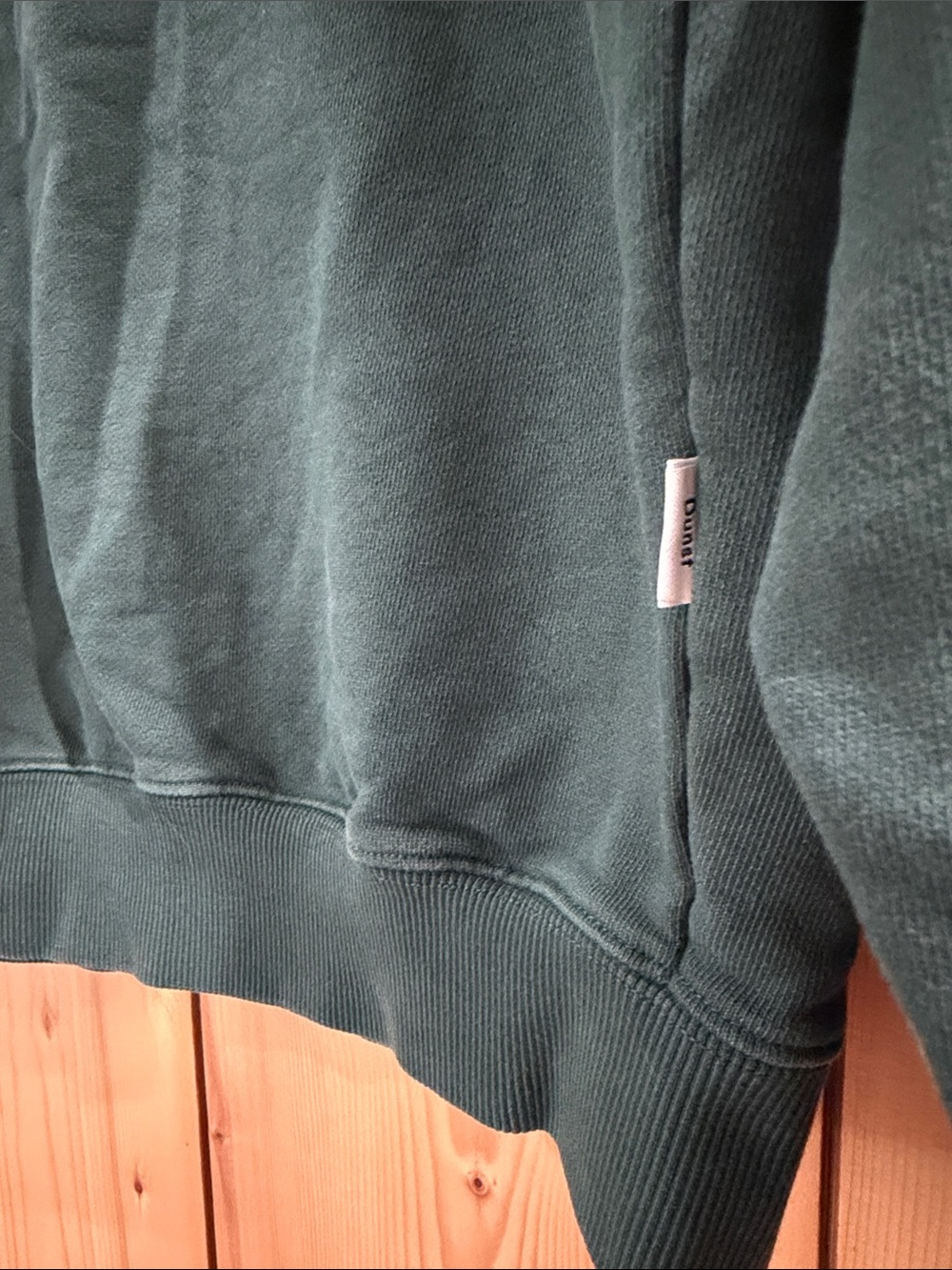 Dunst Forest Green Unisex Thick Crewneck Sweatshirt with 'U' Patch Medium - Picture 5 of 5